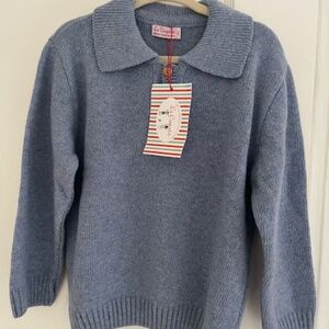 NWT La Coqueta boys polo sweater